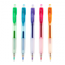 日本百乐（PILOT）HFGP-20N-SL 透明彩色杆自动铅笔 摇摇笔活动铅笔0.5mm2支混色