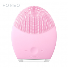 斐珞尔（FOREO）洁面仪 硅胶电动毛孔清洁美容按摩洗脸仪适合中性肌肤露娜LUNA2代粉色