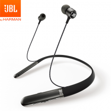 JBL LIVE 200BT 颈挂式无线蓝牙耳机 入耳式耳机 运动耳机跑步磁吸式带麦苹果安卓通用磨砂黑