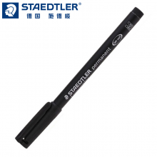 施德樓（STAEDTLER）記號筆速干油性筆光盤筆1.0mm 黑色單支裝M317-9