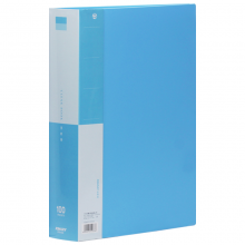 金得利（KINARY） CF9100 多彩资料册文件册100页A4 蓝色