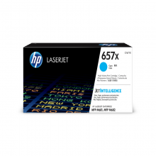 惠普（HP）CF470x/657x硒鼓适用M681/M682打印机CF471X青色硒鼓657X（约23000页）
