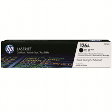 惠普（HP）CE310AD HP 126A 黑色激光打印硒鼓双套装（适用于LaserJetCP1025/M175a/M175nw/M275）