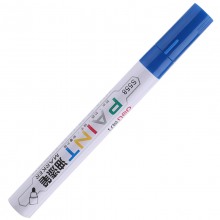 得力（deli）S558 油漆笔(蓝色)  12支/盒