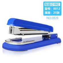 得力（deli）12#订书机办公生活省力型迷你订书机金属订书器办公组合套装颜色随机办公旋转型0828