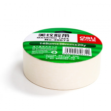 得力（deli）膠帶美紋紙膠帶裝修遮蔽帶貼膜無痕紙單卷裝36mm*18.3m30672