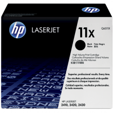 惠普HP 11X 高收益黑色原裝 LaserJet 硒鼓(OS)