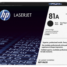 惠普HP LaserJet 81A 黑色原裝硒鼓