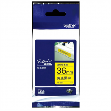 兄弟 TZe-S661 标签机色带  (单位:卷) 黄底黑字