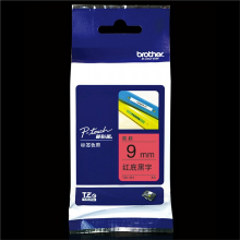 兄弟 TZ-421 色带 9mm (单位:盒) 红底黑字