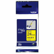 兄弟 TZe-FX651 标签机色带  (单位:卷) 黄底黑字