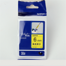 兄弟 TZe-FX611 标签机色带  (单位:卷) 黄底黑字