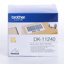 兄弟 DK-11240 标签机色带 102*51mm白底/黑字(纸质600张) (单位:卷)
