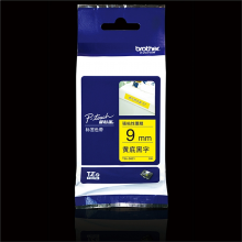 兄弟 TZe-S621 标签机色带 黄底/黑字(强粘性) (单位:卷) 黑色