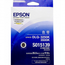 爱普生 C13S015581 原装色带 宽25.5mm*长17.0m (单位：根)  黑色