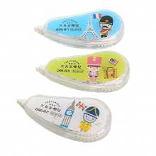 得力 8143 修正带组合套装修正用品 5mmｘ6m/3pcs  (单位:卡) 单色