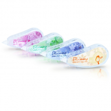 得力 8109 修正带组套装修正用品 5mm*8m(4只/卡) (单位:卡) 混色
