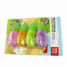 得力优酷8133修正带 修正用品(混)(4只/卡)