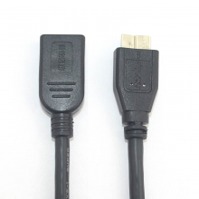 金佳佰业 AF/microB OTG线USB3.0 0.2M (单位:根) 黑色
