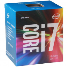 英特尔（Intel）i7-6700酷睿四核盒装CPU处理器1151接口(盒)