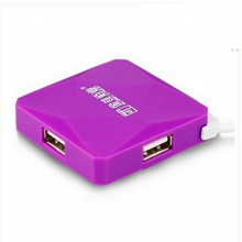 金佳佰业 水立方 USB-HUBUSB集线器 1.2M (单位:卡) 紫色