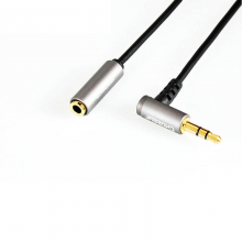 秋叶原 QC-3315A 音频线 3.5STEREO/M3.5公对3.5母 1.8m (单位:根) 黑色