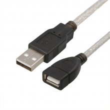 联刀 D081102 2.0USB延长线透明白 3m (单位：根)