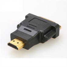 联刀 D030301 转换头HDMI公/DVI母(24+5)  (单位:个) 黑色