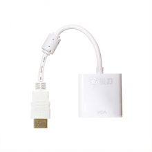 联刀 D020122 转换器白色250mm/HDMI/VGA带音频 (单位：个)