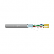 爱谱华顿AP-6-01D-ZR六类4对FTP阻燃单屏蔽电缆305米/箱(箱)
