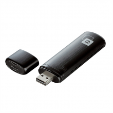 D-LINK DWA-182 866M双频无线网卡 (单位：个) 黑色