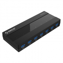 奥睿科 H727RK-U3 USB 集线器 7口(单位：个) 黑色