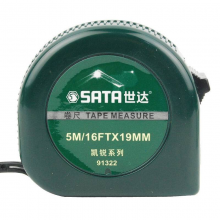 世达 SATA-91322 凯锐系列公英制钢卷尺布线工具 5M/16FT*19mm (单位:把)