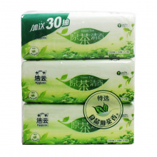 洁云 162418 抽纸软包抽取式面纸 2层ｘ200抽/包ｘ3包/组ｘ16组/箱 (单位:提)