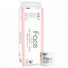 洁柔JJ080/Face卷纸卫生纸204克/卷,10卷/提(提)