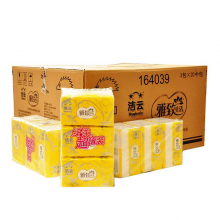洁云 164039 抽纸软包抽取式面纸 200抽ｘ3包/提ｘ20提/箱 (单位:提)