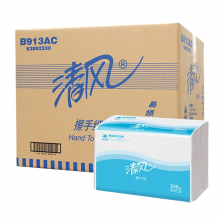 清风 B913AC 擦手纸 225*230mm200张/包20包/箱 (单位：箱)