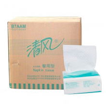 清风 B7AAM 软包抽取式面纸 210*100mm100张/包96包/箱 (单位：箱)