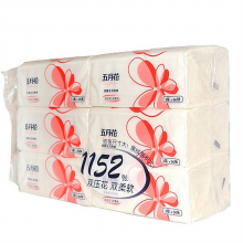 五月花 A12273S 双层软包抽纸特贩装软包抽取式面纸 2层ｘ96抽/包ｘ6包/提ｘ12提/箱 (单位:提)