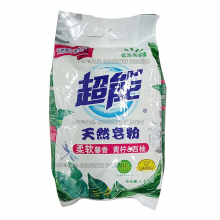 超能 青柠西柚馨香 香柔软天然皂粉 1.6kg （单位：袋）
