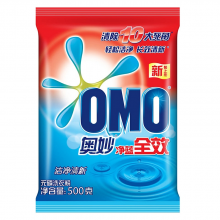 奥妙  净蓝全效洗衣粉 500G （单位：包）