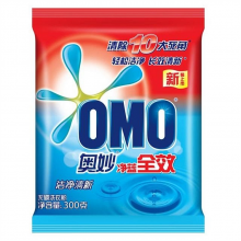 奥妙 净蓝全效无磷洗衣粉 300g/袋(单位：袋)