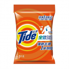 汰渍  全效炫白加衣领净精华洗衣粉 3kg （单位：袋）