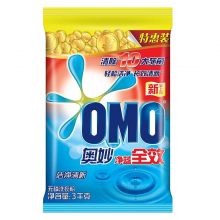 奥妙 3kg 净蓝全效洁净清新洗衣粉 (单位：袋）