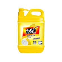 绿伞 2kg 柠檬香型洗洁精 (单位：瓶)
