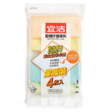 宜洁 Y-9894 抹布4片装 （单位：包）