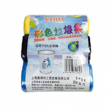 仪博 Y-04 垃圾袋三色彩色45*55cm,30只/卷,3卷/组 （单位：组）