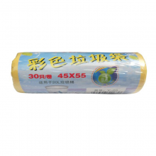 仪博 Y-03 垃圾袋黄色45*55cm,30只/卷 （单位：卷）