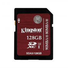 金士顿 SDA3 SD卡存储卡中国红 128G (单位:个) 红