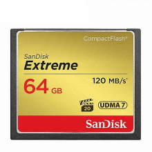 闪迪 64G 至尊CF卡 120MB/s (单位：个）